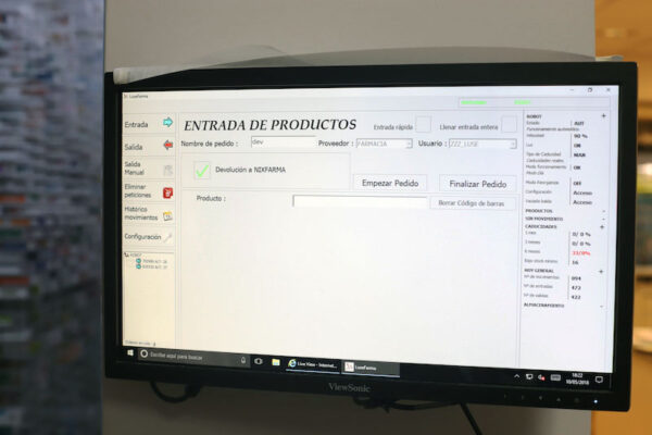 Software para robot de farmacia